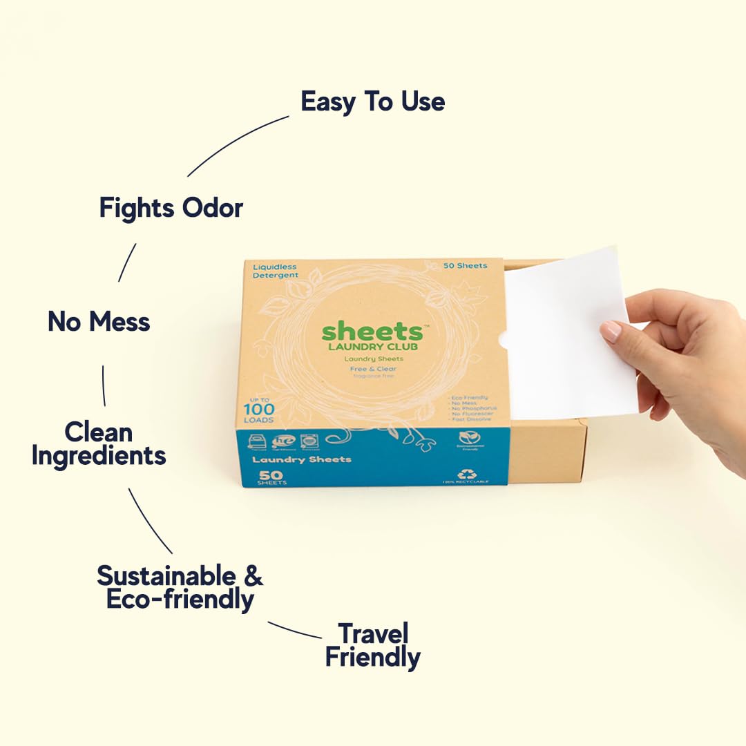 Detergent Sheet, Dryer Sheet & Scent Booster Bundle