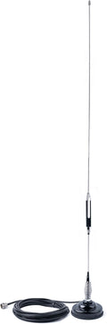 Nagoya CB-72 High-Performance 28" CB Antenna Kit - Universal 26-28 MHz Coverage with Heavy-Duty Magnetic Mount