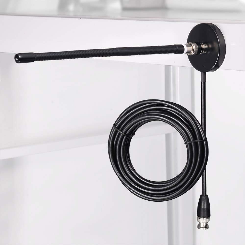 27MHz CB Radio Antenna Soft Whip Magnetic Base BNC & PL259 Male Compatible with Cobra Midland Uniden Maxon President