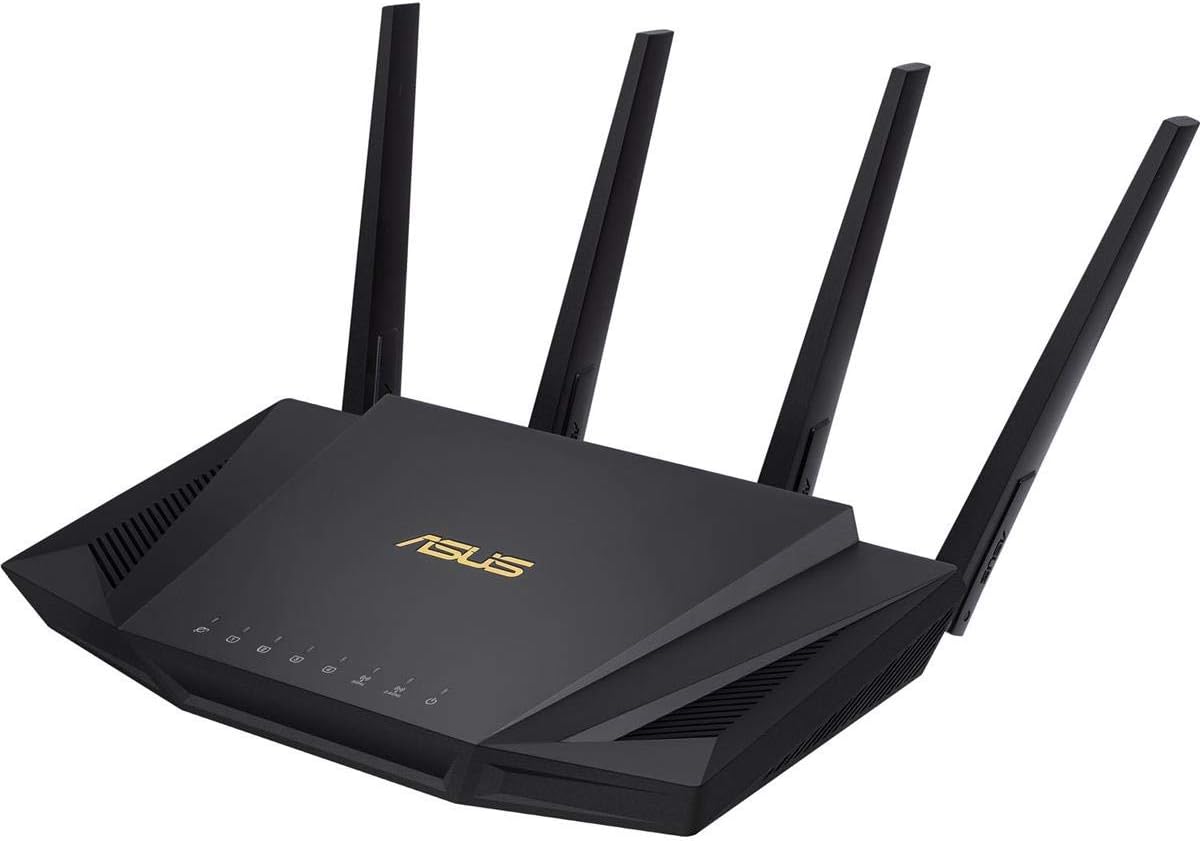 RT-AX58U Dual Band WIFI Router (RT-AX3000) (Renewed)