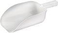 Polycarbonate Plastic Utility Ice Scoop, White, 64 oz