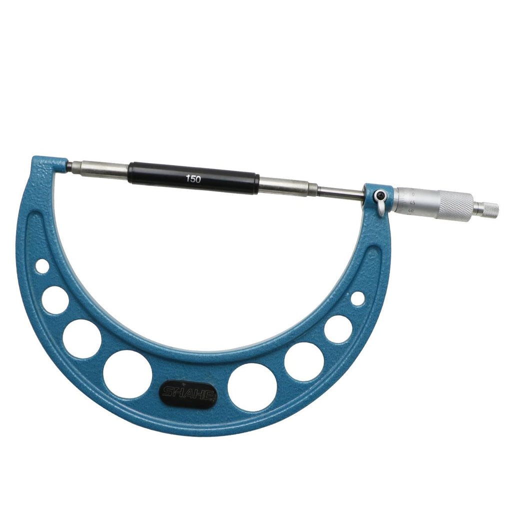 SHAHE 6-7''/150-175mm 0.01mm Outside Micrometer Gauge Micrometer Measuring Tool 5201-175A
