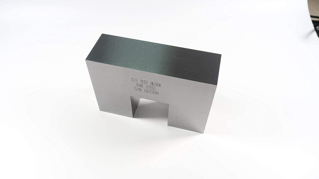 TMTeck AWS-DS Sensitivity Distance Calibration Block UT Block 1018 Steel with Certificate