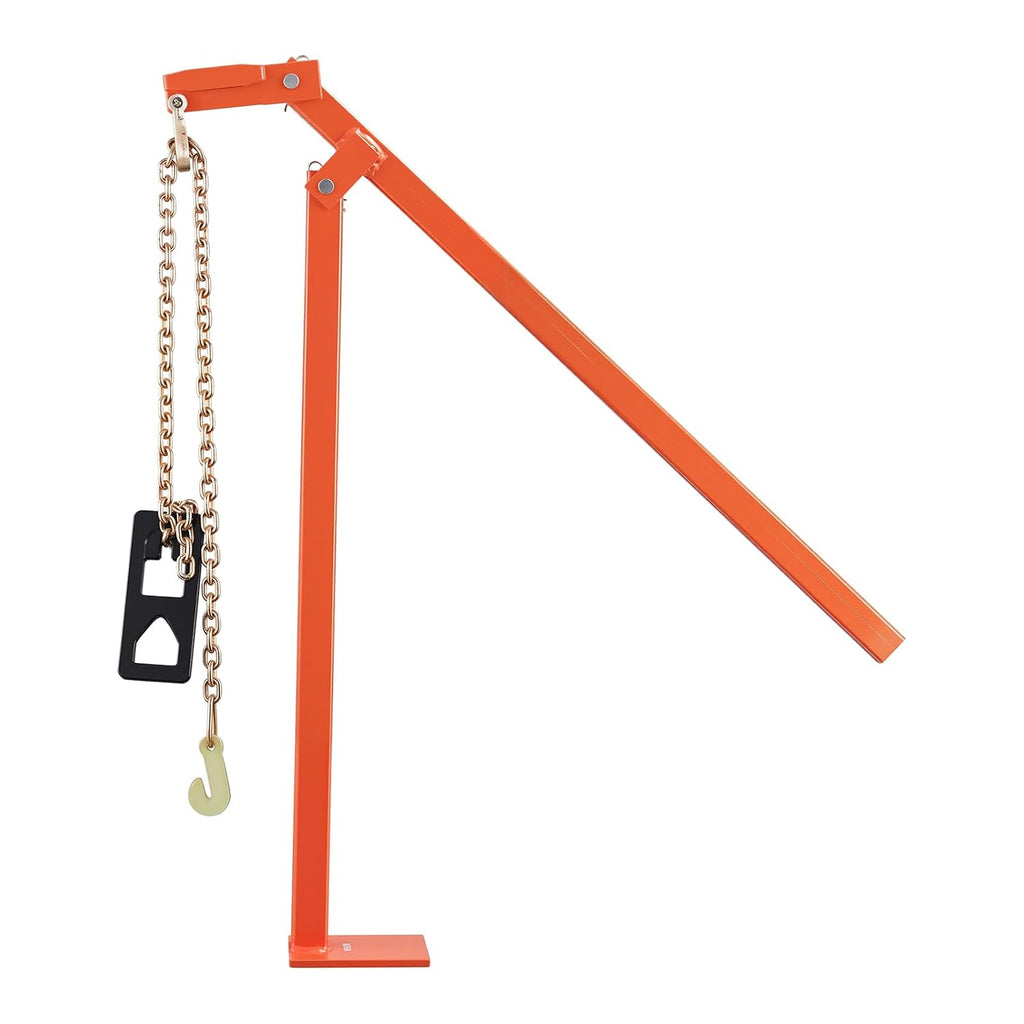 36 in T Post Puller, Heavy Duty Fence Post Pullers with Puller Plate & 47 in Lifting Chain, Labor-Saving T-Post