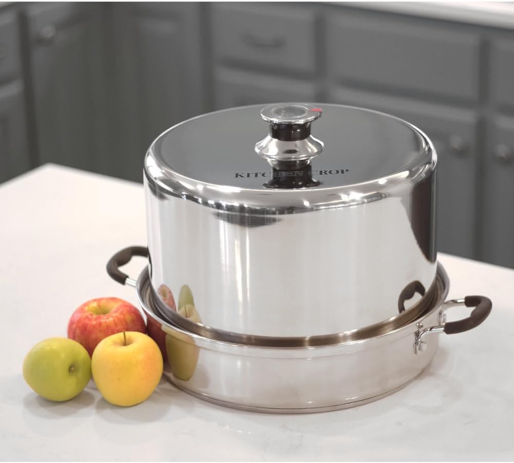 Steam Canner with Temperature Indicator (Stainless Steel Steam Canner)