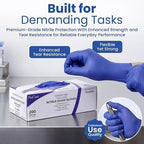 Disposable Nitrile Gloves - Latex & Powder Free - 200 Ct
