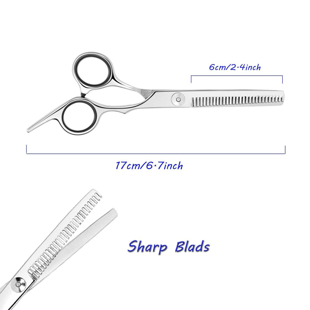 Professional Hair Thinning Shears/Scissors | 6.7Inch Hair Cutting Scissors with Stainless Steel Blades,Fine