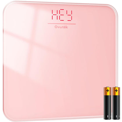 Bathroom Scale for Body Weight, Highly Accurate Digital Weighing Machine for People, Upgraded Batteries Included