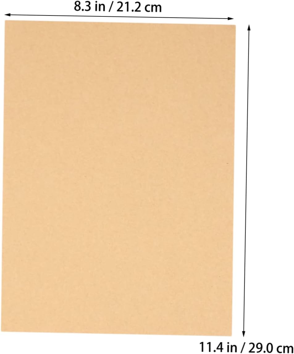 Vintage Writing Paper A4 Kraft Paper 100 Sheets for Letters