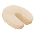 Soft & Heavy Microfiber Massage Tables Face Cradle Covers Cozies Fitted- 4 Pieces (4, Natural)
