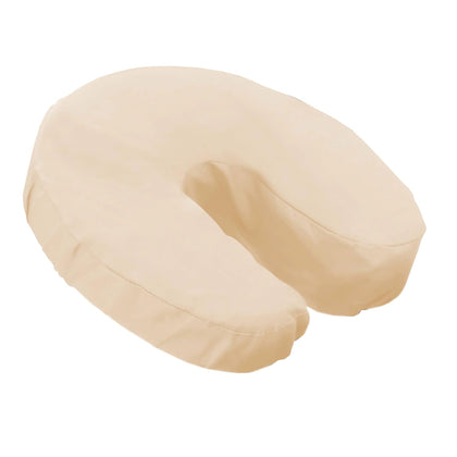 Soft & Heavy Microfiber Massage Tables Face Cradle Covers Cozies Fitted- 4 Pieces (4, Natural)