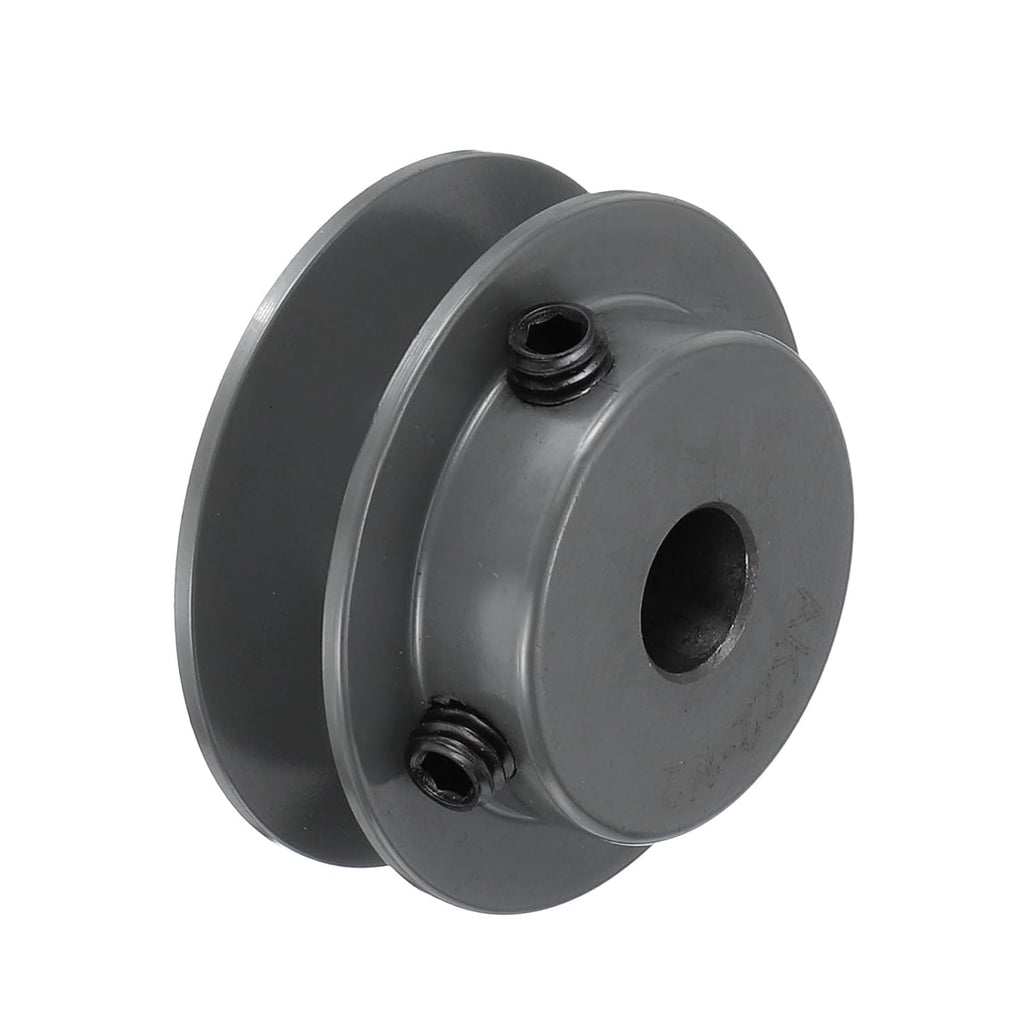 uxcell AK22-1/2 V-Belt Sheave 1/2" Bore, 2.2" OD, Single Groove Web Sheave