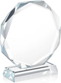 Blank Crystal Trophy Award - Personalized Engraved for Employee Recognition Awards, Gifts for Coworker Employee