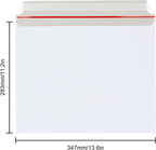 50 Pcs Cardboard Mailers 11x14 Inch Rigid Mailer White Flat Paperboard Envelopes, Cardboard Envelopes, Photo Mailer