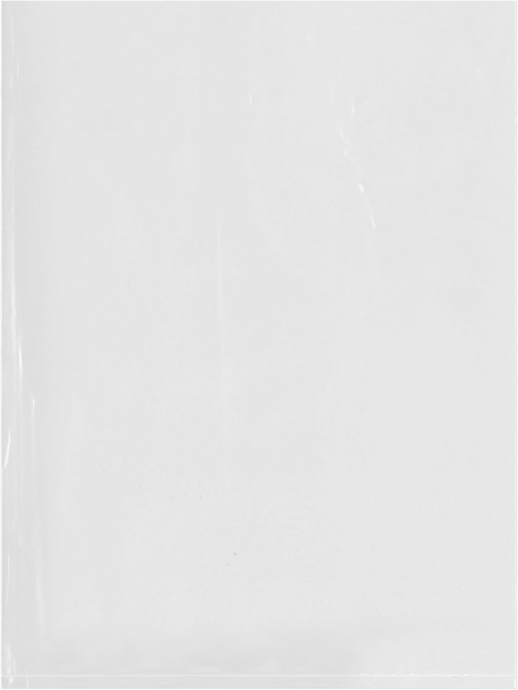 9 x 12 inch, 4 Mil Flat Open Clear Poly Bags (Pack of 100)