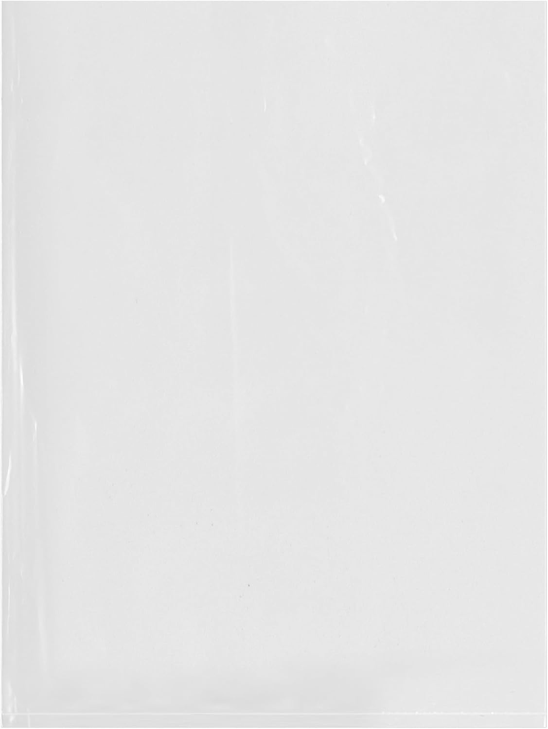 9 x 12 inch, 4 Mil Flat Open Clear Poly Bags (Pack of 100)