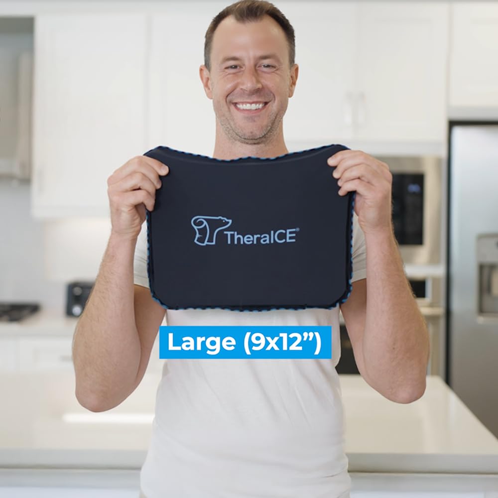 TheraICE PROpack Ice Pack for Injuries Reusable Multipurpose Cold Gel 9x12