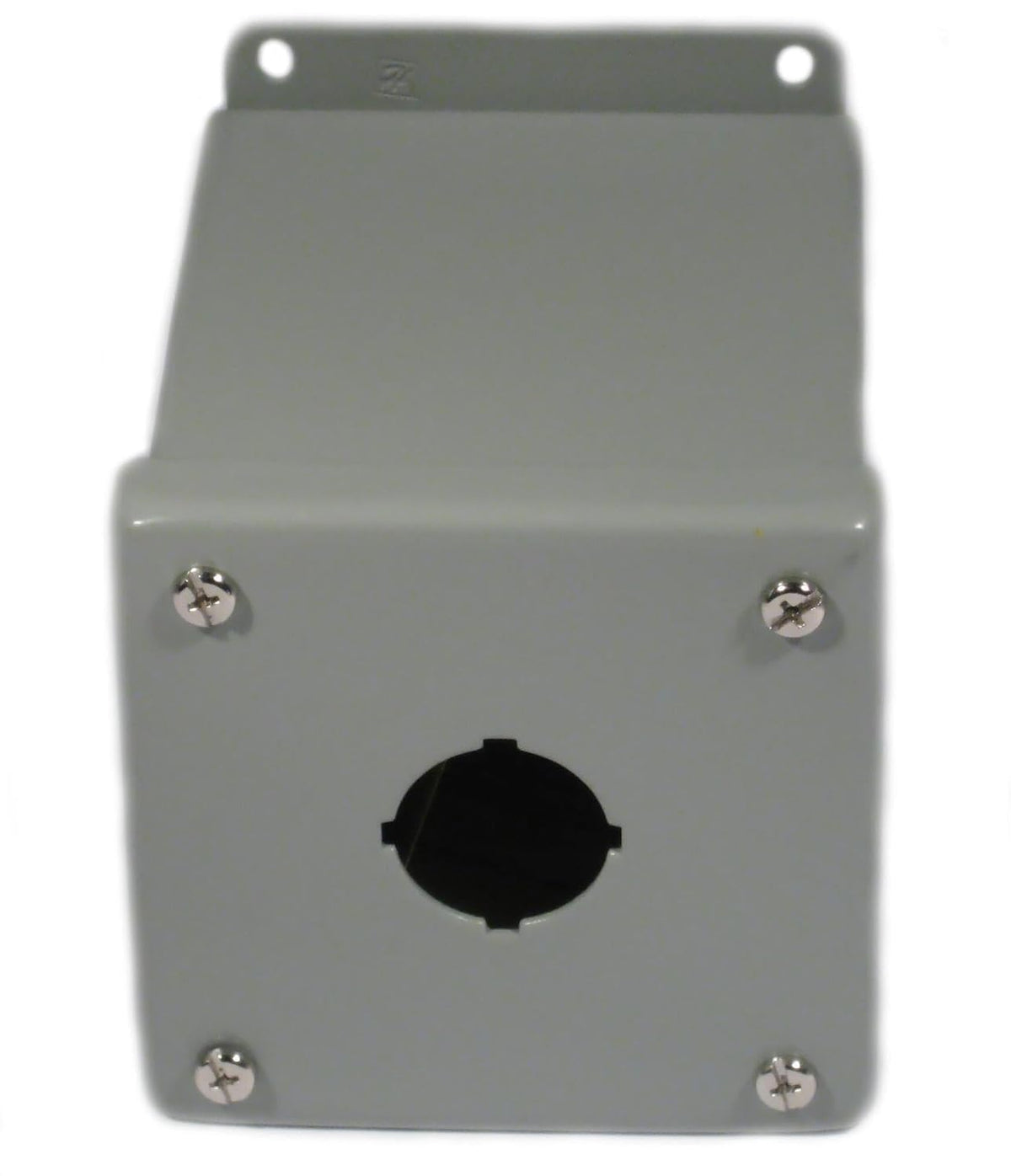 Hoffman E1PBX Enclosure for 1 30.5 mm Pushbutton, Extra Deep, Steel, Gray