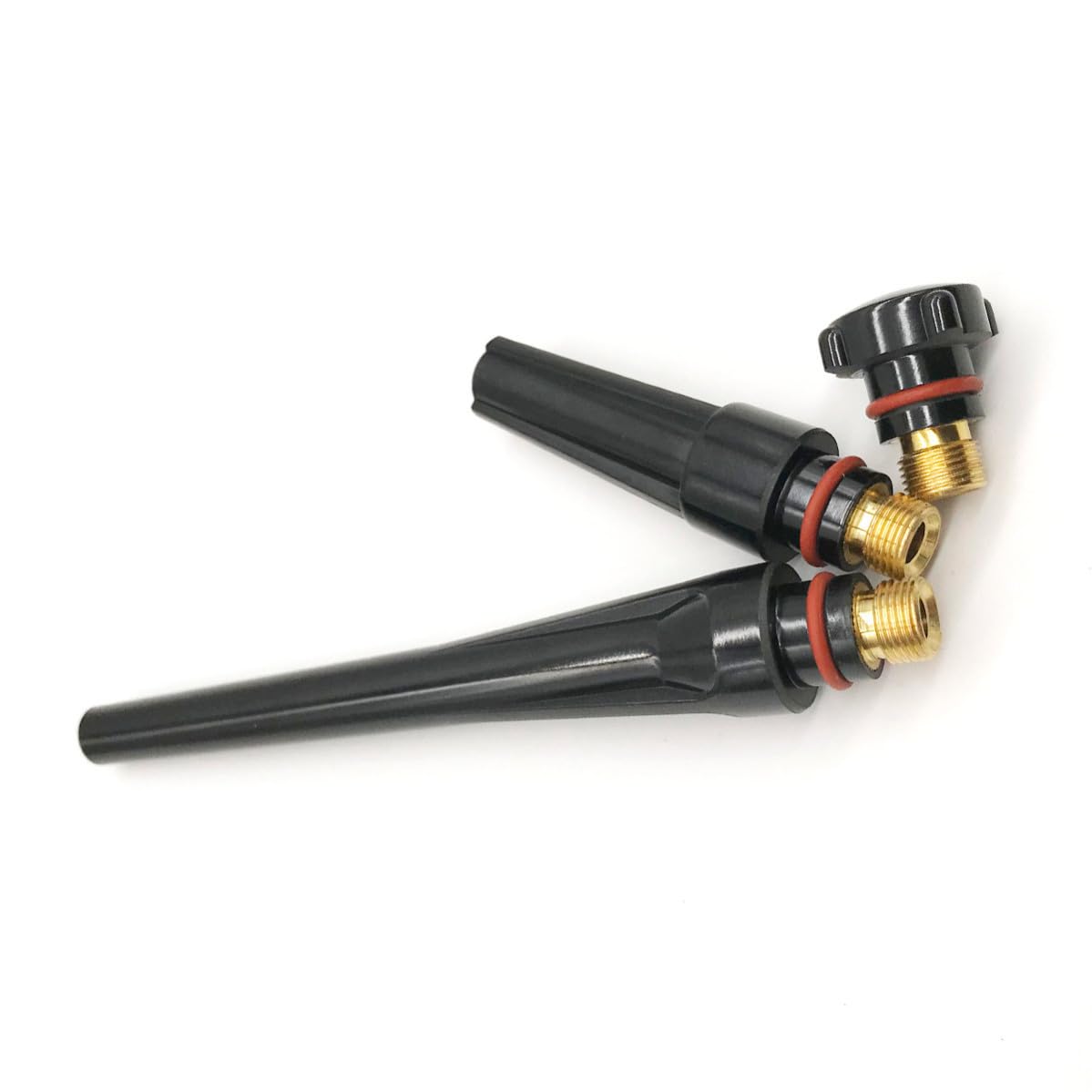 Tig Welding Torch Kit Black Metal for 17 18 26 Torches 3pcs