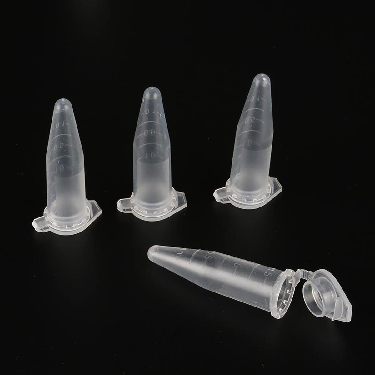 1.5ml 500 Pcs Microcentrifuge Tubes with Snap Cap Polypropylene