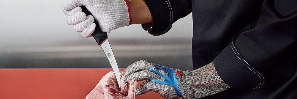 Fibrox 6-In Curved Boning & Fillet Knife, Flexible Steel Blade