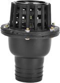 Foot Valve, 2 Inch Foot Valve For Irrigation Pump Foot Check Pvc Foot Valve Foot Valve 2 Inch, Foot Valve Black PVC Low Pressure Flat Check Valve for Fluid Machine (150)