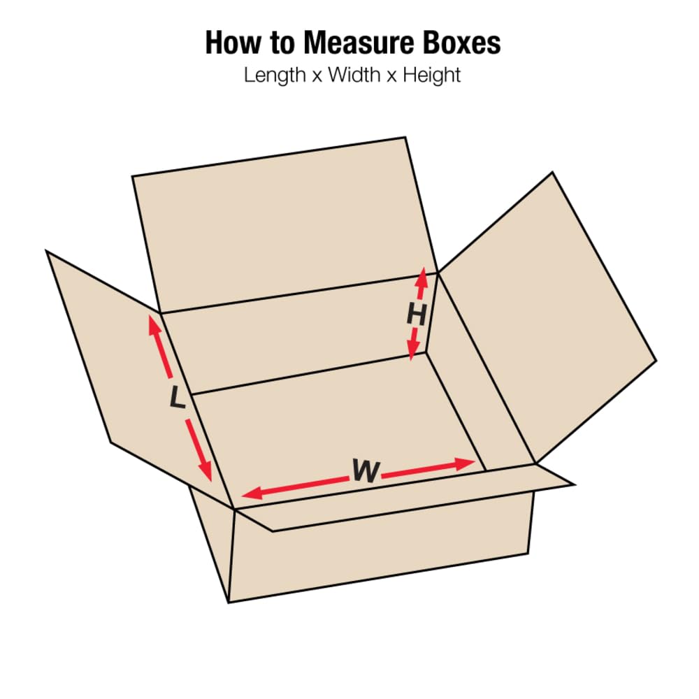 Small Shipping Boxes Holds 65lbs, 9x6x3 25-Pk for Shipping