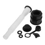 White Can Nozzle Replacement Kit, Anti-Slip Threaded Cap for Gas Cylinders