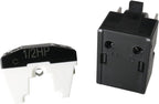 Refrigerator Compressor Relay and Overload Kit JJHXSM Refrigerator Starters QP2-4R7 4.7 Ohm 3 Pin Refrigerator PTC