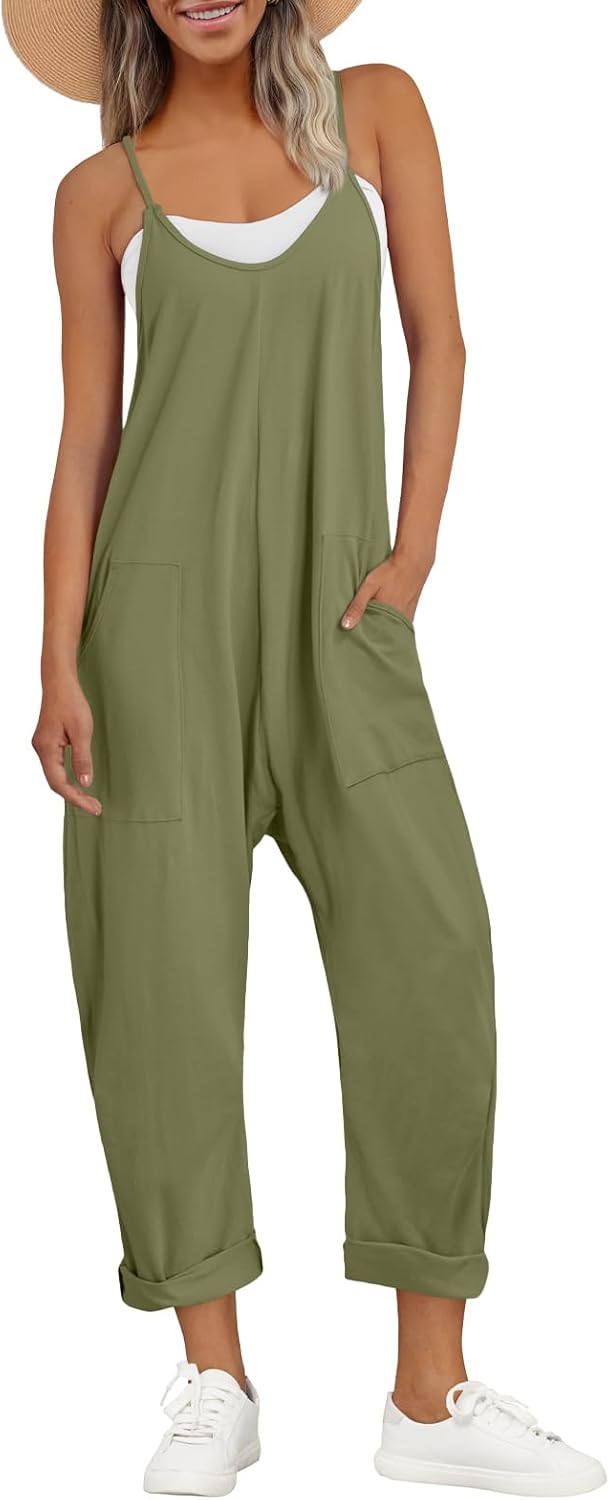 Womens Jumpsuits Casual Summer Romper Beach Vacation Outfits 2026