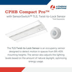 Lithonia Lighting Compact Pro LED High Bay Light Adj Lumens, 4000K/5000K