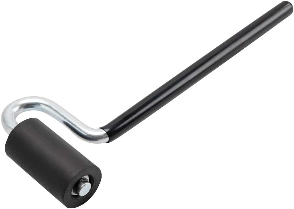 Vinyl Flooring, Tile & Linoleum Roller with Extendable 17" to 27" Handle & 12" Long Handle J Roller, 1-1/2 Inch