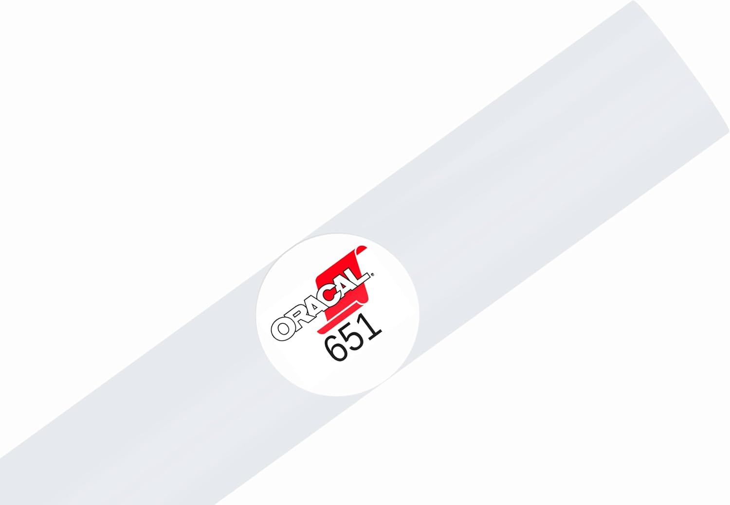 651 Glossy Permanent Vinyl 12 Inch x 10 Feet - White