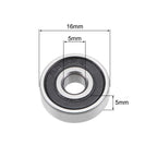 uxcell 625-2RS Deep Groove Ball Bearing 5x16x5mm Double Sealed ABEC-3 Bearings 10-Pack
