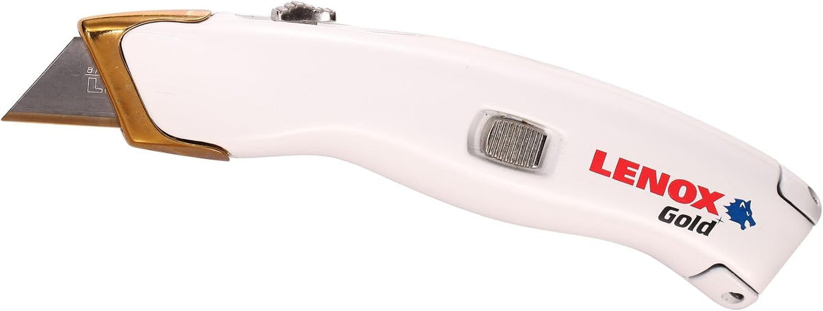 Tools Gold Quick-Change Retractable Utility Knife (20353SSRK1), White