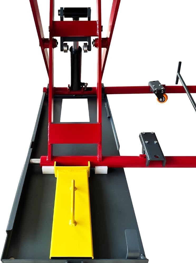Portable Car Lift Mid Rise Scissor Lift 7000lbs Lifting Capacity Max. Lifting Height 39" (More Easy to Access)