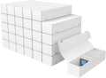 Trading Card Storage Box, 30-Pack 1100 Count White Corrugated Cardboard Box