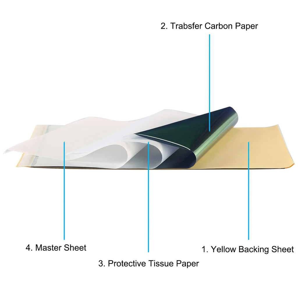 Tattoo Transfer Paper 50 Sheets Tattoo Stencil Paper Tattoo Supplies