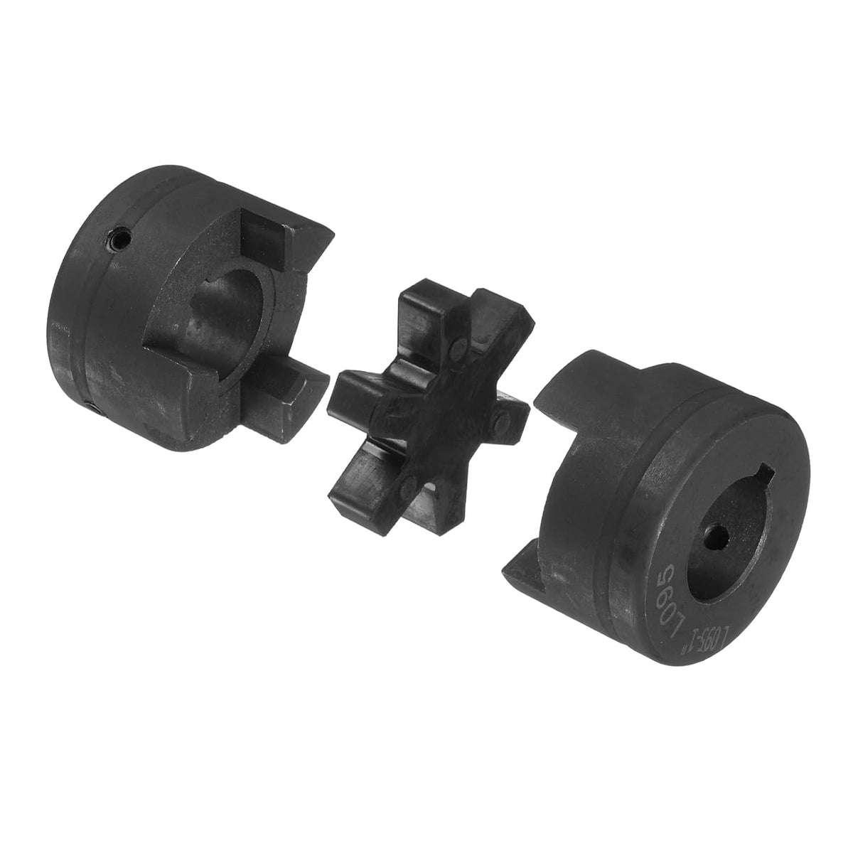 uxcell 1" L095 Flexible 3-Piece L-Jaw Coupling Coupler Set