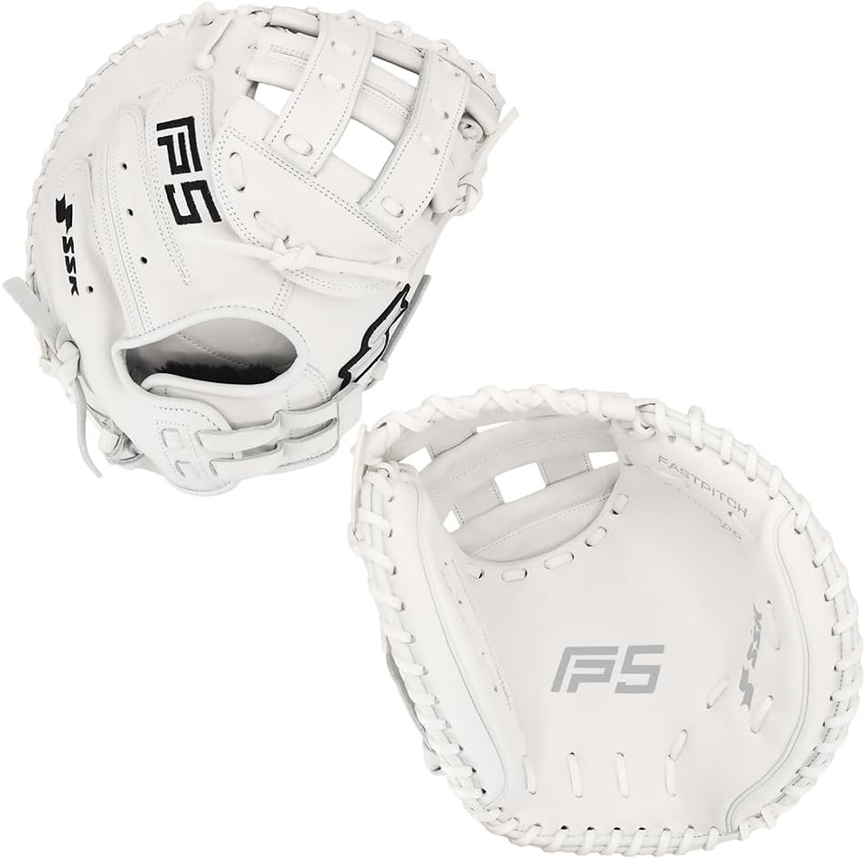 FP5 Fastpitch Softball Catcher’s Mitt 33” – 34” Right & Left Hand Throw Premium Full Leather Softball Glove