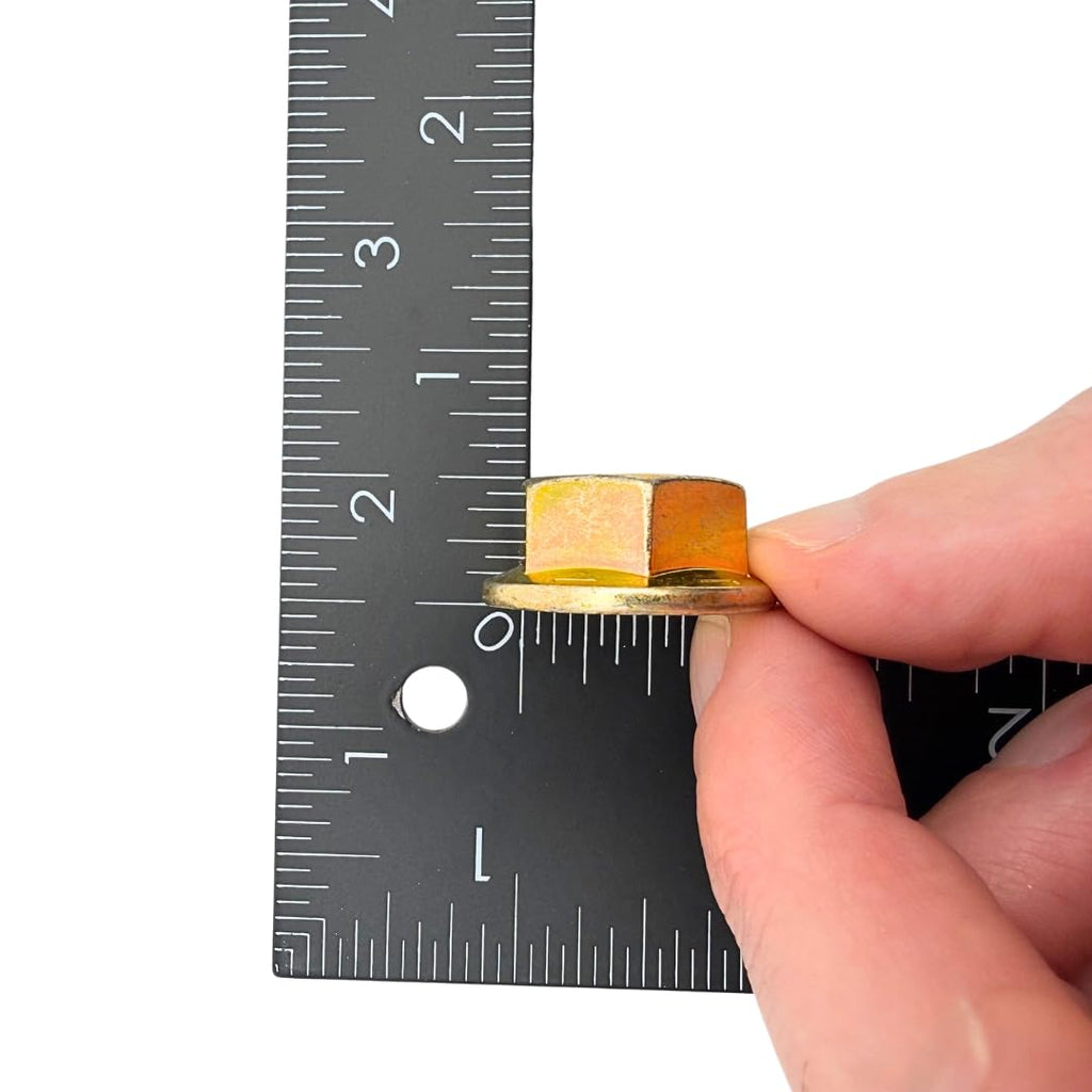 1/2-13 Flange Nuts (50 Pack) – Grade 8 Built-in Washer Nuts Coarse Thread for Fast, Even Clamping on Frames, Brackets & Heavy Assemblies SAE J995 0.5"