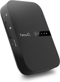 Filehub AC750 Travel Router: Portable Hard Drive SD Card Reader & Mini WiFi Range Extender for Travel | Wireless