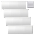 Chsoejuf 4 Pack Dryer Vent Flap Cover Replacement Exhaust Vent Covers Panel