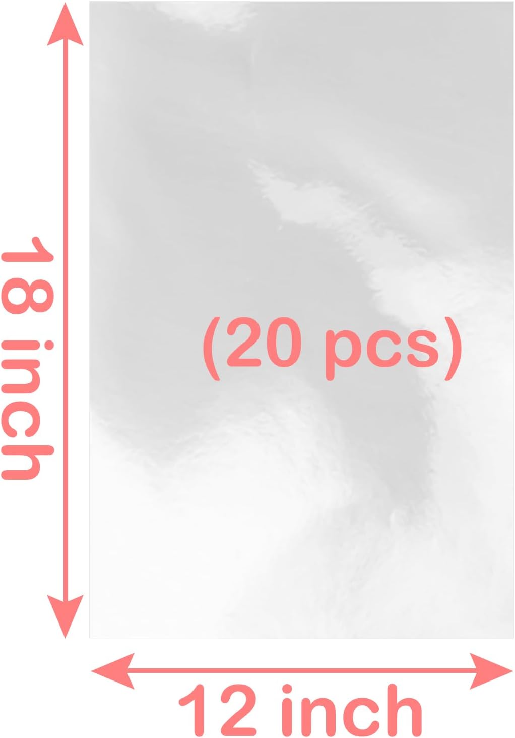 Clear Cellophane Bags,20Packs 12x18 Inch Gift Wrap