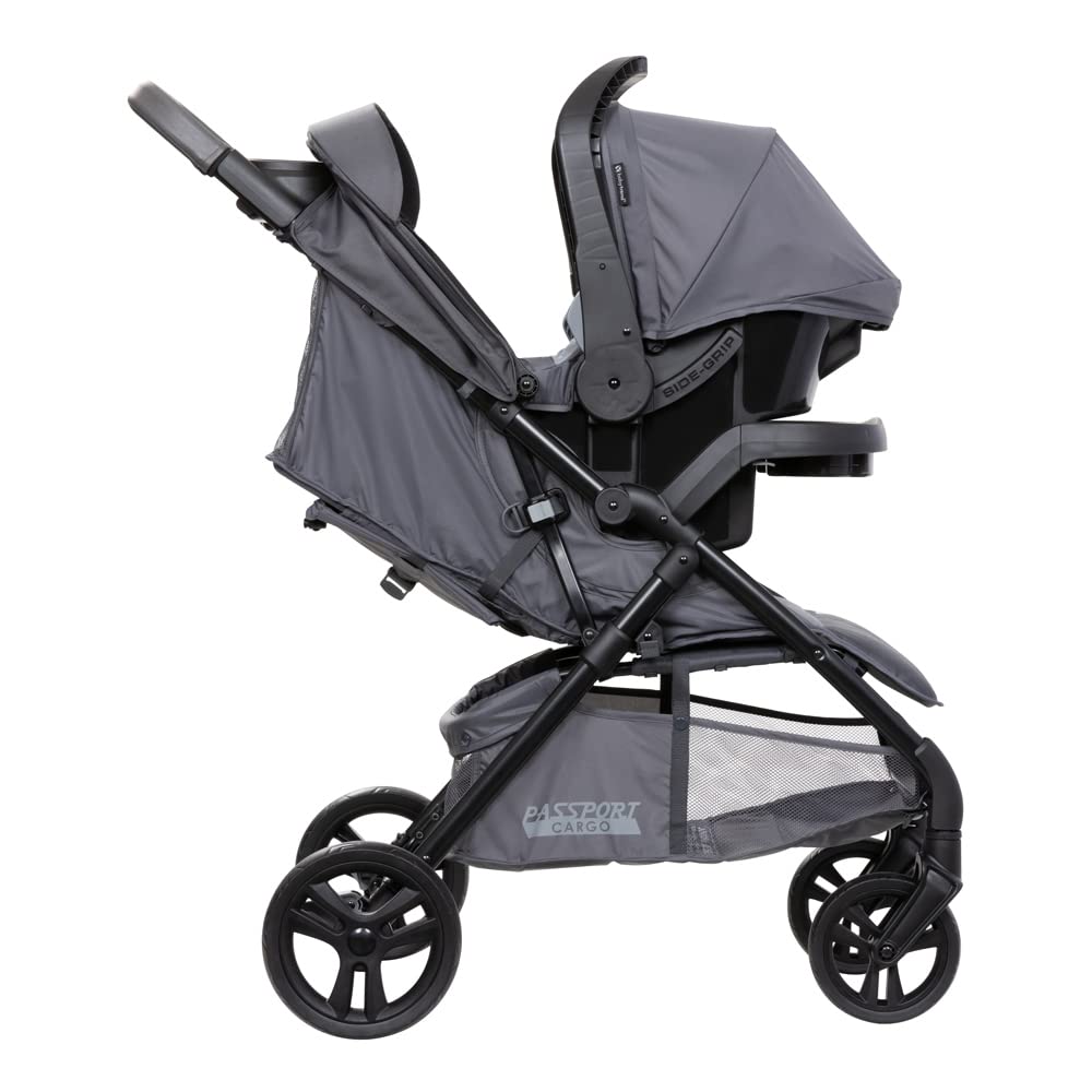 Passport Cargo Stroller Travel System with EZ-Lift Plus Infant Car Seat, Grey Bamboo