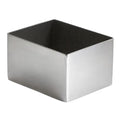 SSPH4 Stainless Steel Rectangular Sugar Packet Holder, 2.75" L x 3.25" W, Satin Finish , Silver