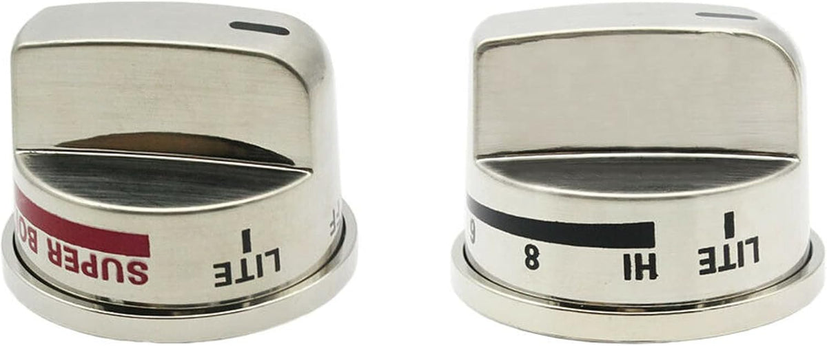 Mintu 4 Gas Stove Knobs & 1Pcs Super Boil Knobs Replacement for Range - LG RangeStoveOven Model LGSF0230 Parts LRG30855ST, LRG30355ST, LRG30357ST