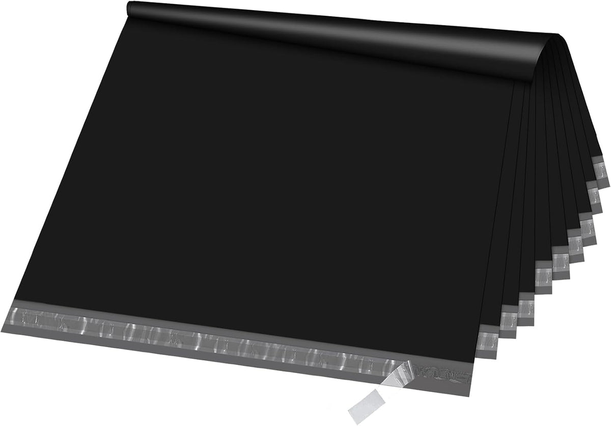 Extra Large Poly Mailers 24x36" 25 Pc, XXL Jumbo Shipping Bags,Black