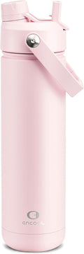 Insulated Water Bottle with Straw Stainless Steel Water Bottle, Leak-Proof, BPA-Free, Double Wall Vacuum Keeps Cold