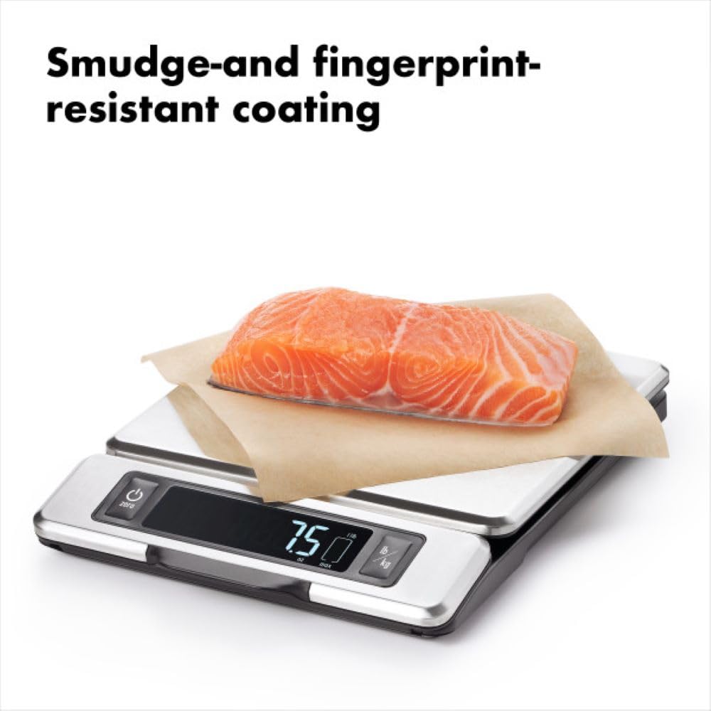 Good Grips 11 Pound Stainless Steel Food Scale with Pull-Out Display